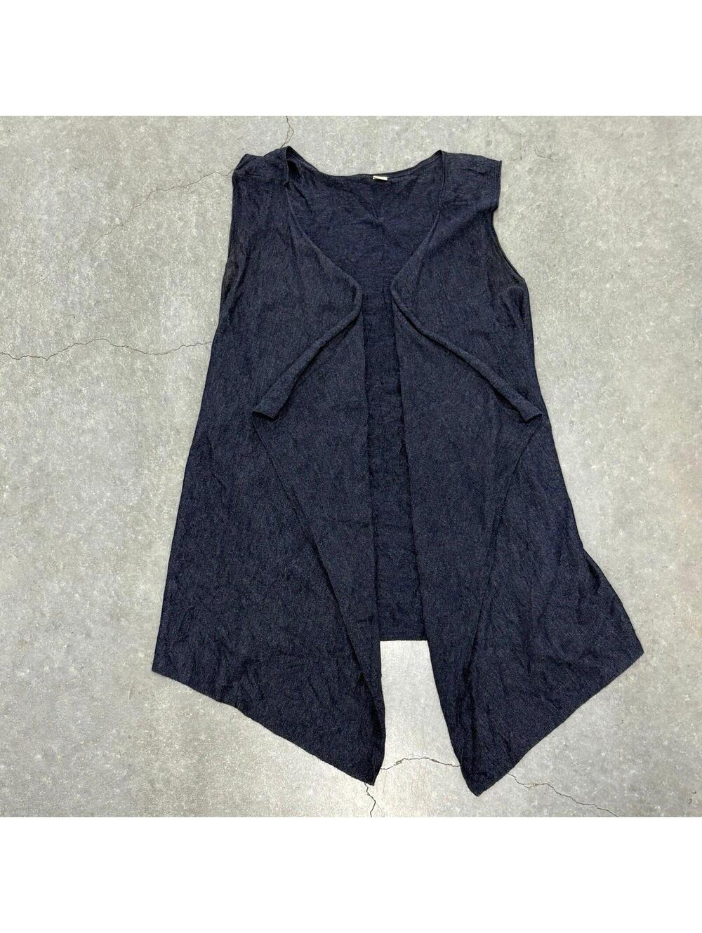 Banana Republic Navy Sleeveless Cardigan